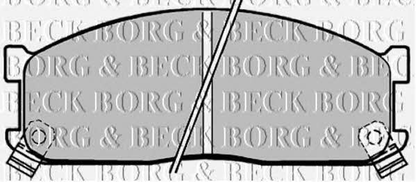 Borg & beck BBP1271 Гальмівні колодки, комплект BBP1271: Приваблива ціна - Купити у Польщі на 2407.PL!