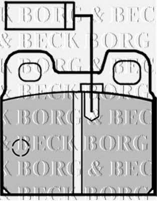 Borg & beck BBP1273 Гальмівні колодки, комплект BBP1273: Приваблива ціна - Купити у Польщі на 2407.PL!