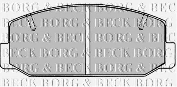 Borg & beck BBP1276 Klocki hamulcowe, zestaw BBP1276: Dobra cena w Polsce na 2407.PL - Kup Teraz!