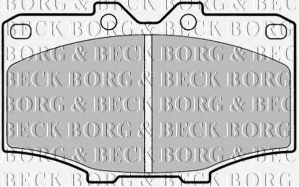 Borg & beck BBP1278 Klocki hamulcowe, zestaw BBP1278: Dobra cena w Polsce na 2407.PL - Kup Teraz!