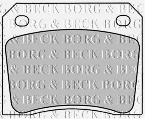 Borg & beck BBP1281 Тормозные колодки дисковые, комплект BBP1281: Отличная цена - Купить в Польше на 2407.PL!