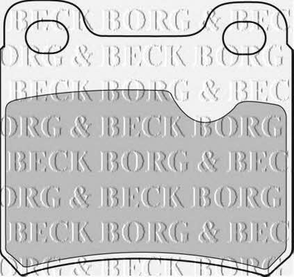 Borg & beck BBP1282 Тормозные колодки дисковые, комплект BBP1282: Отличная цена - Купить в Польше на 2407.PL!