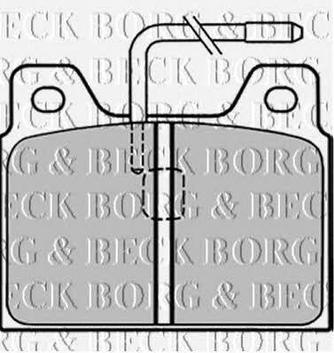 Borg & beck BBP1295 Scheibenbremsbeläge, Set BBP1295: Kaufen Sie zu einem guten Preis in Polen bei 2407.PL!