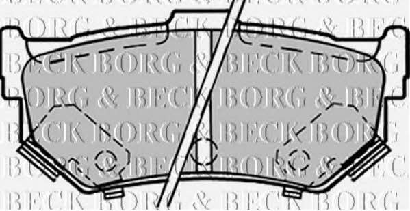Borg & beck BBP1298 Klocki hamulcowe, zestaw BBP1298: Dobra cena w Polsce na 2407.PL - Kup Teraz!