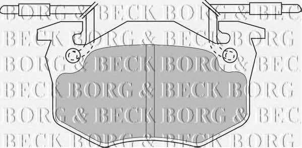 Borg & beck BBP1306 Klocki hamulcowe, zestaw BBP1306: Dobra cena w Polsce na 2407.PL - Kup Teraz!