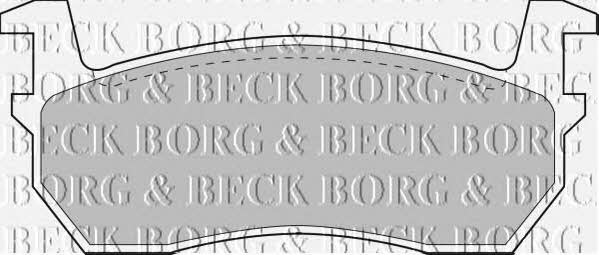 Borg & beck BBP1309 Гальмівні колодки, комплект BBP1309: Приваблива ціна - Купити у Польщі на 2407.PL!