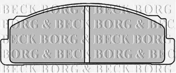 Borg & beck BBP1310 Тормозные колодки дисковые, комплект BBP1310: Отличная цена - Купить в Польше на 2407.PL!