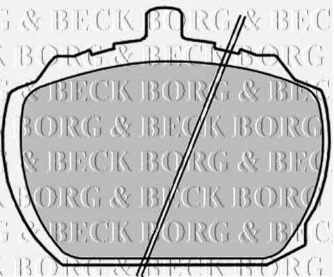 Borg & beck BBP1311 Klocki hamulcowe, zestaw BBP1311: Dobra cena w Polsce na 2407.PL - Kup Teraz!