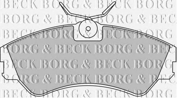 Borg & beck BBP1316 Тормозные колодки дисковые, комплект BBP1316: Купить в Польше - Отличная цена на 2407.PL!