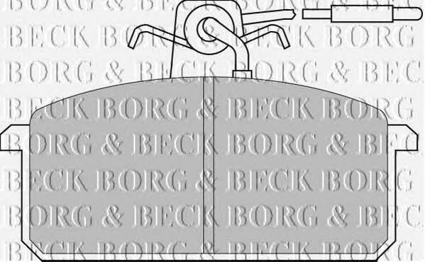 Borg & beck BBP1317 Brake Pad Set, disc brake BBP1317: Buy near me in Poland at 2407.PL - Good price!