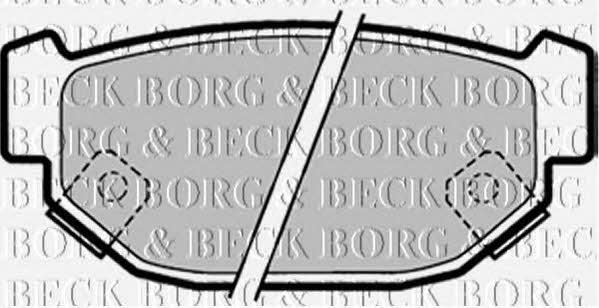 Borg & beck BBP1322 Гальмівні колодки, комплект BBP1322: Приваблива ціна - Купити у Польщі на 2407.PL!