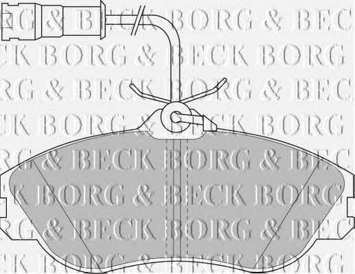 Borg & beck BBP1324 Klocki hamulcowe, zestaw BBP1324: Dobra cena w Polsce na 2407.PL - Kup Teraz!