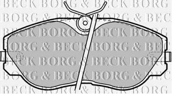 Borg & beck BBP1329 Brake Pad Set, disc brake BBP1329: Buy near me in Poland at 2407.PL - Good price!