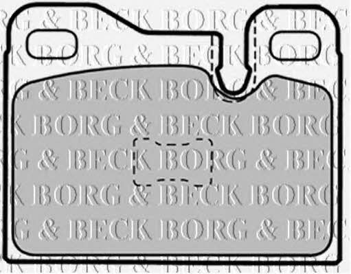 Borg & beck BBP1337 Тормозные колодки дисковые, комплект BBP1337: Отличная цена - Купить в Польше на 2407.PL!