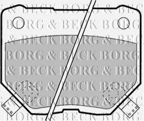 Borg & beck BBP1349 Гальмівні колодки, комплект BBP1349: Приваблива ціна - Купити у Польщі на 2407.PL!