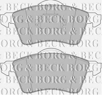 Borg & beck BBP1384 Тормозные колодки дисковые, комплект BBP1384: Отличная цена - Купить в Польше на 2407.PL!