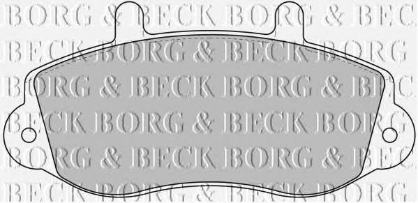 Borg & beck BBP1638 Тормозные колодки дисковые, комплект BBP1638: Отличная цена - Купить в Польше на 2407.PL!