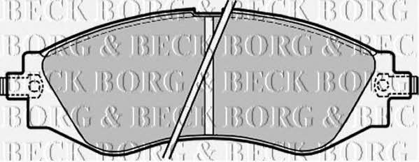 Borg & beck BBP1642 Гальмівні колодки, комплект BBP1642: Приваблива ціна - Купити у Польщі на 2407.PL!