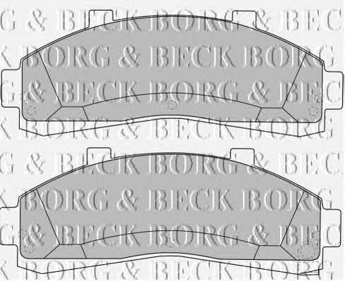Borg & beck BBP1644 Гальмівні колодки, комплект BBP1644: Приваблива ціна - Купити у Польщі на 2407.PL!