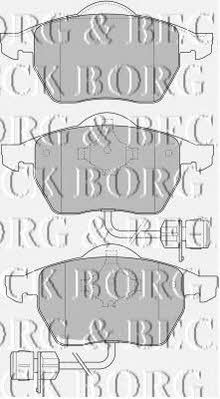Borg & beck BBP1646 Гальмівні колодки, комплект BBP1646: Приваблива ціна - Купити у Польщі на 2407.PL!