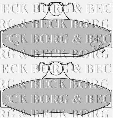 Borg & beck BBP1650 Тормозные колодки дисковые, комплект BBP1650: Отличная цена - Купить в Польше на 2407.PL!