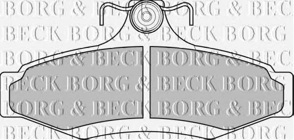 Borg & beck BBP1651 Klocki hamulcowe, zestaw BBP1651: Dobra cena w Polsce na 2407.PL - Kup Teraz!