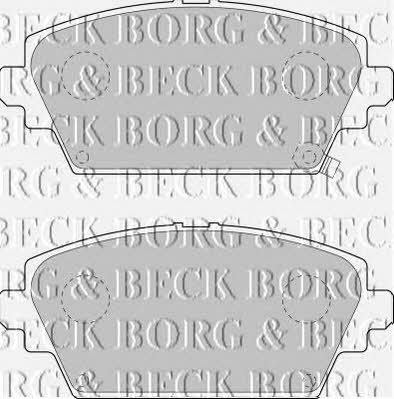 Borg & beck BBP1652 Гальмівні колодки, комплект BBP1652: Приваблива ціна - Купити у Польщі на 2407.PL!