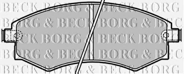 Borg & beck BBP1658 Scheibenbremsbeläge, Set BBP1658: Kaufen Sie zu einem guten Preis in Polen bei 2407.PL!