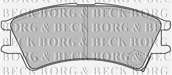 Borg & beck BBP1659 Brake Pad Set, disc brake BBP1659: Buy near me in Poland at 2407.PL - Good price!