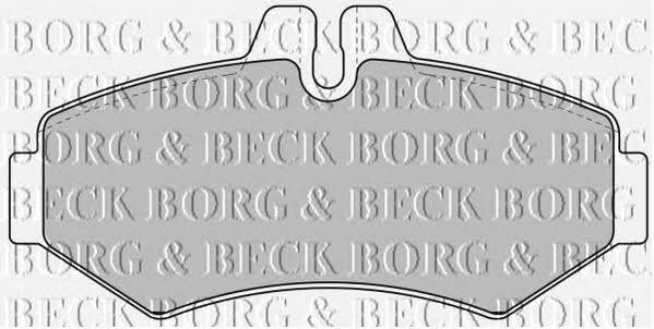 Borg & beck BBP1667 Гальмівні колодки, комплект BBP1667: Приваблива ціна - Купити у Польщі на 2407.PL!