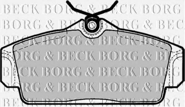 Borg & beck BBP1672 Гальмівні колодки, комплект BBP1672: Приваблива ціна - Купити у Польщі на 2407.PL!