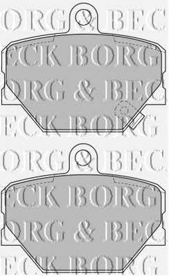 Borg & beck BBP1679 Brake Pad Set, disc brake BBP1679: Buy near me in Poland at 2407.PL - Good price!