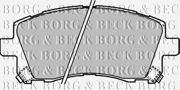 Borg & beck BBP1680 Brake Pad Set, disc brake BBP1680: Buy near me in Poland at 2407.PL - Good price!