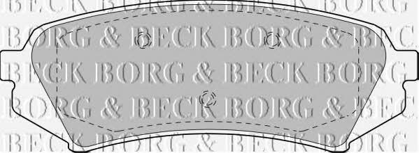 Borg & beck BBP1685 Гальмівні колодки, комплект BBP1685: Приваблива ціна - Купити у Польщі на 2407.PL!