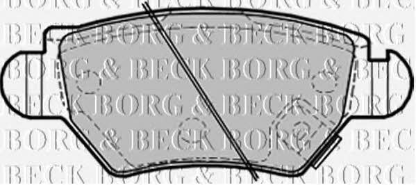 Borg & beck BBP1687 Brake Pad Set, disc brake BBP1687: Buy near me in Poland at 2407.PL - Good price!