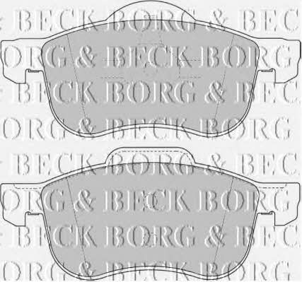 Borg & beck BBP1695 Тормозные колодки дисковые, комплект BBP1695: Отличная цена - Купить в Польше на 2407.PL!