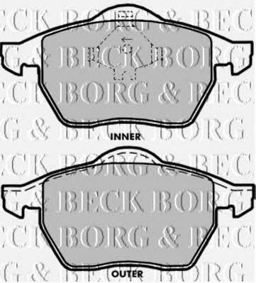 Borg & beck BBP1696 Гальмівні колодки, комплект BBP1696: Приваблива ціна - Купити у Польщі на 2407.PL!