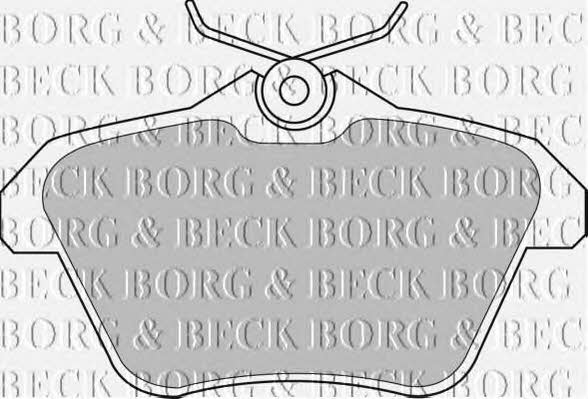 Borg & beck BBP1699 Гальмівні колодки, комплект BBP1699: Приваблива ціна - Купити у Польщі на 2407.PL!