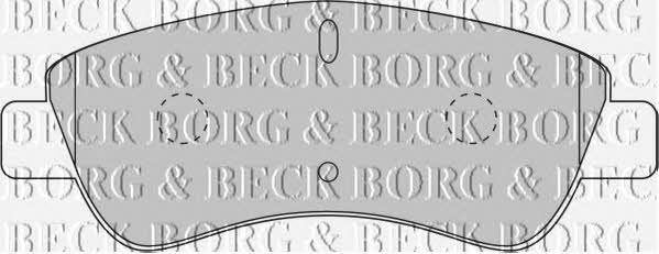 Borg & beck BBP1703 Гальмівні колодки, комплект BBP1703: Приваблива ціна - Купити у Польщі на 2407.PL!