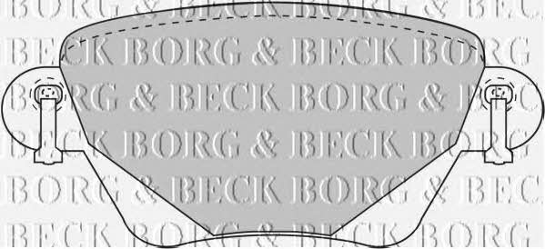 Borg & beck BBP1707 Brake Pad Set, disc brake BBP1707: Buy near me in Poland at 2407.PL - Good price!