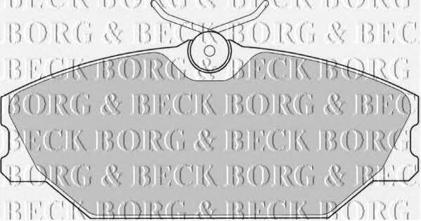 Borg & beck BBP1708 Гальмівні колодки, комплект BBP1708: Приваблива ціна - Купити у Польщі на 2407.PL!