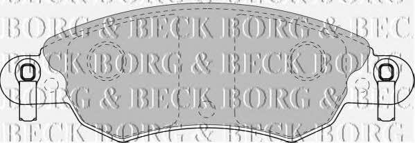 Borg & beck BBP1709 Klocki hamulcowe, zestaw BBP1709: Dobra cena w Polsce na 2407.PL - Kup Teraz!