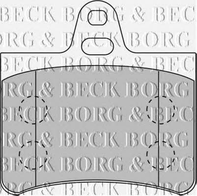 Borg & beck BBP1710 Тормозные колодки дисковые, комплект BBP1710: Отличная цена - Купить в Польше на 2407.PL!
