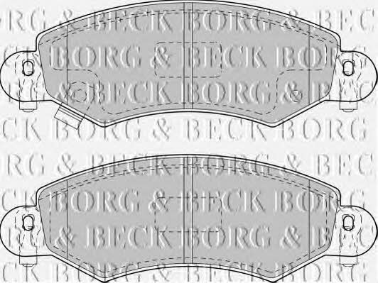 Borg & beck BBP1713 Тормозные колодки дисковые, комплект BBP1713: Отличная цена - Купить в Польше на 2407.PL!