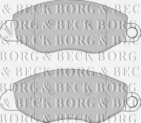 Borg & beck BBP1714 Klocki hamulcowe, zestaw BBP1714: Dobra cena w Polsce na 2407.PL - Kup Teraz!