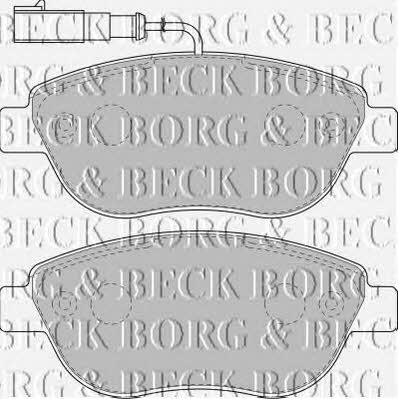 Borg & beck BBP1717 Brake Pad Set, disc brake BBP1717: Buy near me in Poland at 2407.PL - Good price!