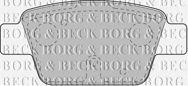 Borg & beck BBP1718 Тормозные колодки дисковые, комплект BBP1718: Отличная цена - Купить в Польше на 2407.PL!