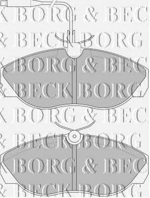 Borg & beck BBP1719 Brake Pad Set, disc brake BBP1719: Buy near me in Poland at 2407.PL - Good price!