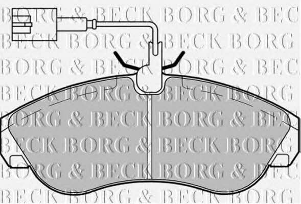 Borg & beck BBP1720 Brake Pad Set, disc brake BBP1720: Buy near me in Poland at 2407.PL - Good price!