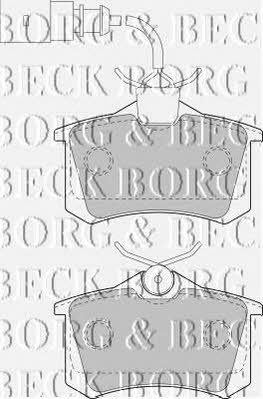 Borg & beck BBP1721 Brake Pad Set, disc brake BBP1721: Buy near me in Poland at 2407.PL - Good price!